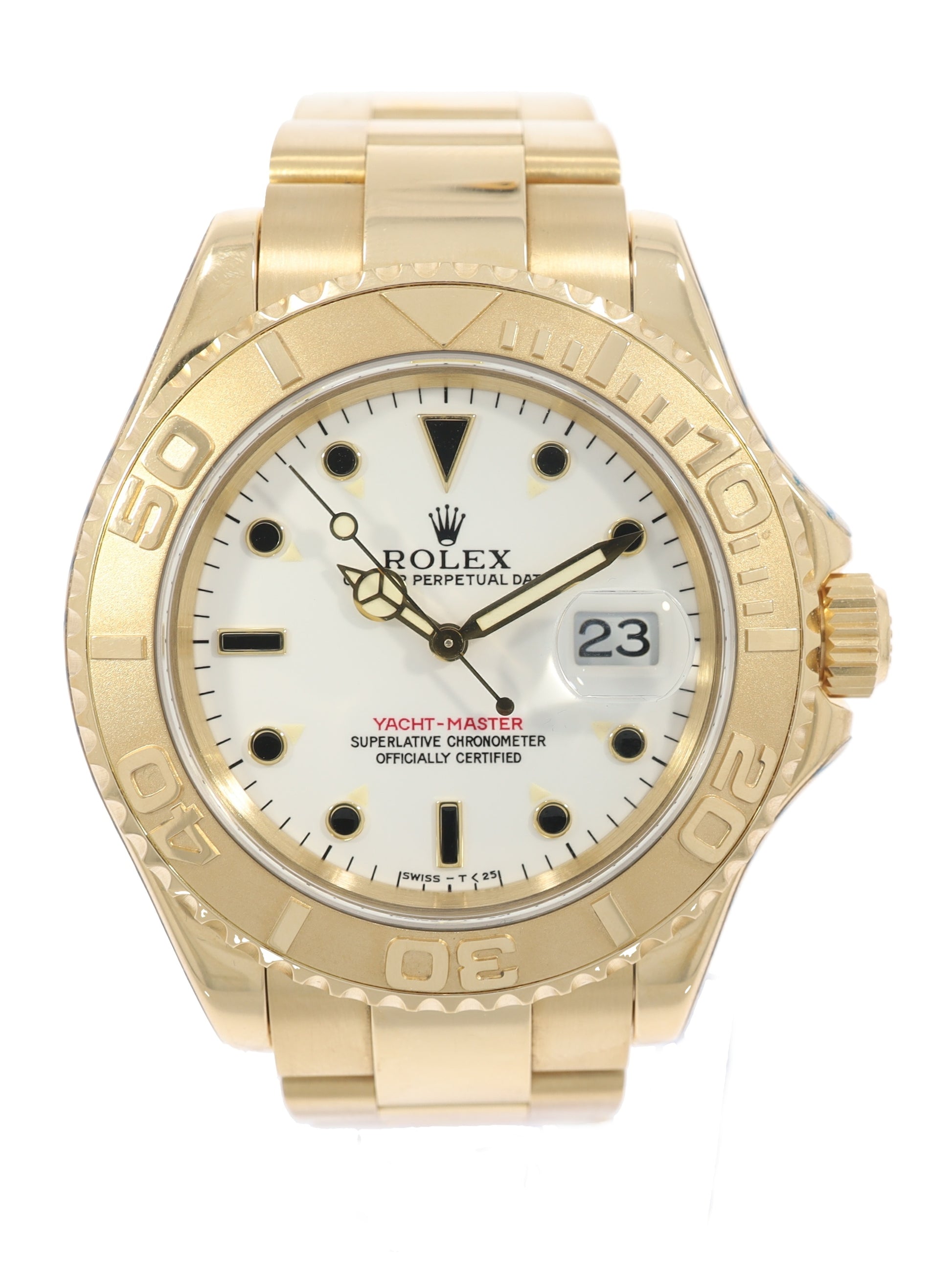 Rolex Yacht-Master 16628 18K Yellow Gold Blue Dial